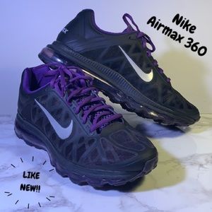 Men’s Nike Air Max 360 Purple and Black